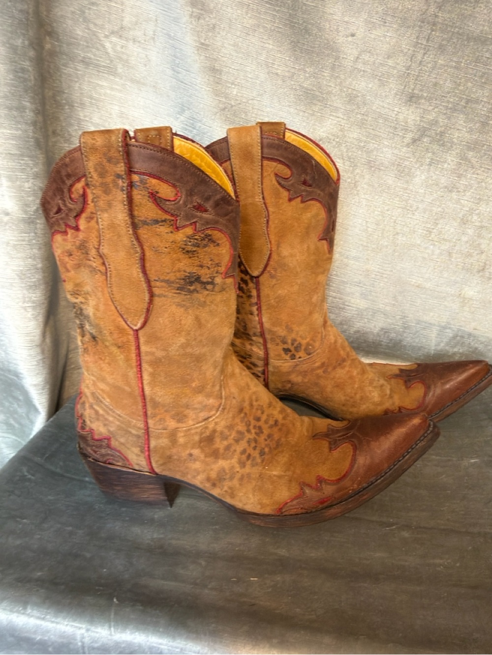 Old Gringo Women's Leopardito Snip Toe Western Boots. Size 8B